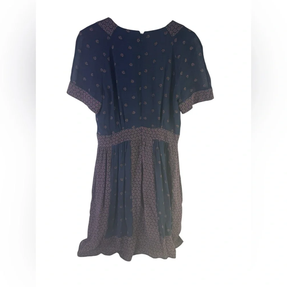 French Connection Print Georgette Fit&Flare Dress size 6 - Picture 4 of 6